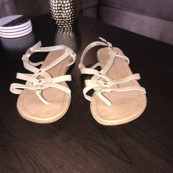 Call It Spring beige strappy sandal - Picture 3 of 4